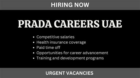 prada careers dubai|prada group careers.